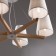 Suspended lamp Freya Fr8019PL-06W Arallano, 708x708x640 mm, E14, 6x40W, white color