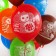 Latex ball 14 "Cheburashka with DR", set of 5 pcs.