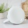 Spherical kettle, 3 l, induction, neckline, white color