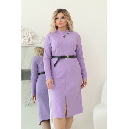 Female dress, size 54, purple color-13