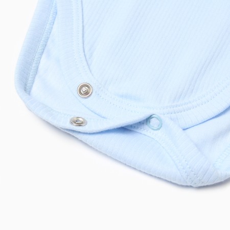 Body baby with long sleeve, blue color, height 74-3