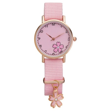 Women's watch "Flower", pink-1