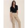 Jeans of trouser cut female Conte Elegant, Size S, Beige Color