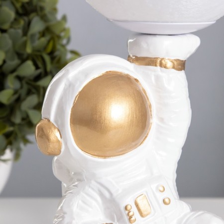 Table lamp "Cosmonaut with moon" 1x40W E14 white/gold 12.5x12.5x31cm-6
