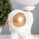Table lamp "Cosmonaut with moon" 1x40W E14 white/gold 12.5x12.5x31cm