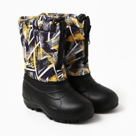Winter boots for nursery, black color/extension mix, size 33/34-5