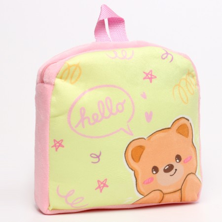 Baby backpack for the girl "Bear"-1