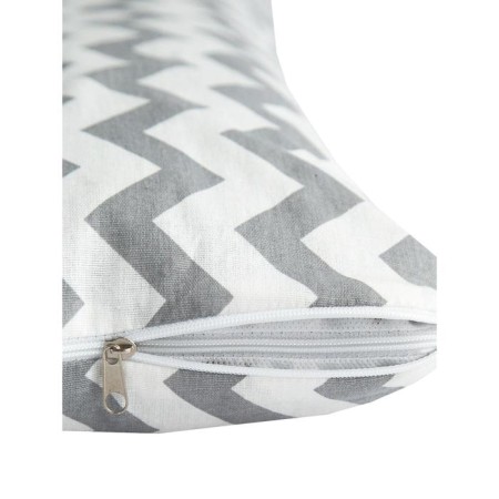 Pillow Orthopedic roller with buckwheat beam, size 20x50 cm, zigzag, color gray color-3