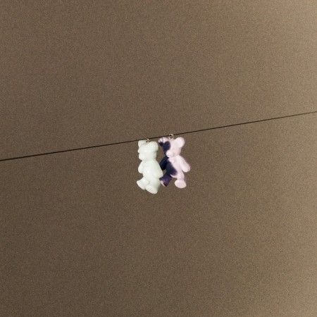 Bead "Bear" (set 10 pcs.), 3.4 × 2.4 × 1 cm, Mint color-2