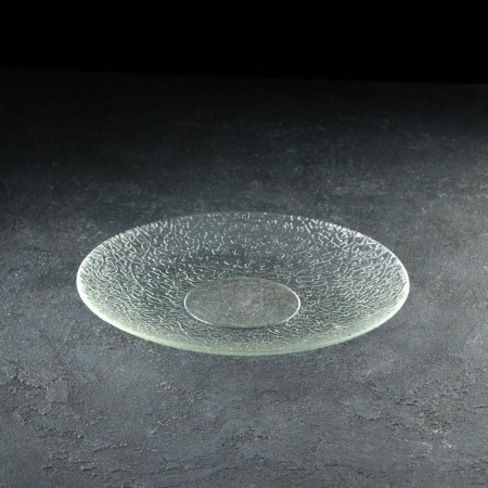 Dining plate "openwork", d = 26 cm, glass-1