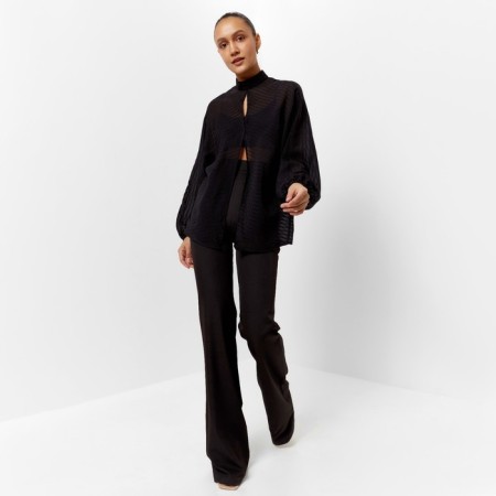 Women's shirt minku; minku: enjoy color black, rr 42-44-5