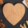 Menzhitsa wooden "cook with love", 19 x 17.5 cm