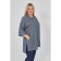 Women's tunic, size 58, dark blue color