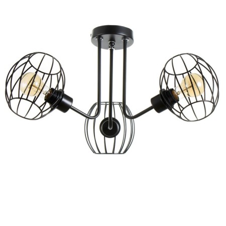 Svetogor chandelier "Light" 3x60W black 62x62x28cm-3
