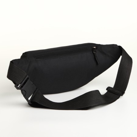 Waist bag, 33*9*14 cm, lightning department, 3 n/pocket, black-3