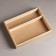 Wooden Kashpo, 27.5 × 20 × 4.5 cm "Patterns", 2 departments, engraving