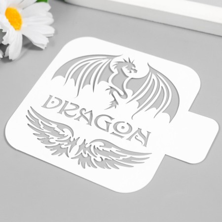 Tacture for Tattoo "Dragon" 9x9 cm-1