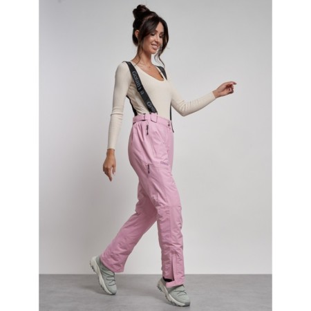 Semi -combinezone ski insulated female winter, size 48, pink color-20