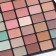 Professional set for makeup (eyelid shadows, proofreaders, blush, lip gloss)