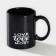 Homeleon mug Ceramic share "My love", 350 ml, black color