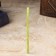 Candle Magic wax "increase in finance", with mint, 16x0.6 cm, green