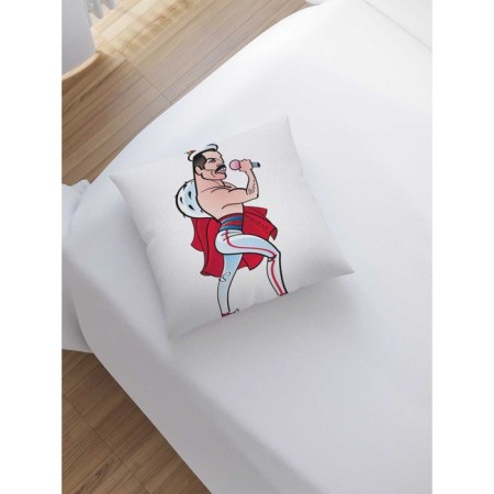 Decorative pillowcase "Freddy Mercury", on a zipper, size 45x45 cm-1