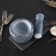 A mortar with a pestle made of stone “marble”, 10 × 8 cm, gray color