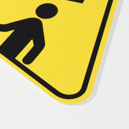 Decorative sign (poster) "Brick above the head" 30x27 cm, plastic-4