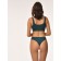 Women's top on wide straps Mirey Top Spalla Larga, size 46, emerald color