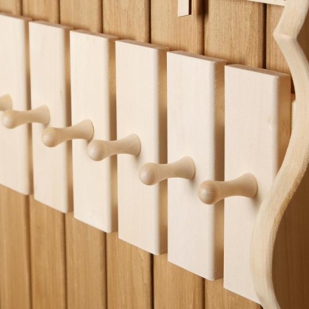 Shelve-lick "with light steam" 9 hooks, linden "Dobroparov"-2
