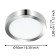 Fueva 11W Led lamp, 3000k IP44