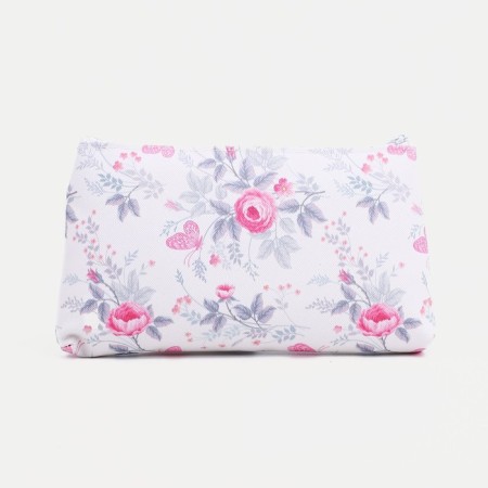 Lightning cosmetic bag, gray/pink color-1