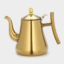 Stainless steel kettle with sieve 