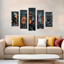Carty clock wall modular 