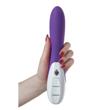 Vibrator Mystim Elegant Eric, silicone, purple color, 27 cm-6