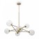 Bumble chandelier, 6x35W G9, brass color