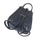 Women's backpack, artificial leather, blue 28x17.5x35 cm