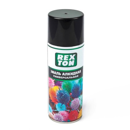 Emanca alkyd universal Rexton, black glossy, aerosol, 520 ml