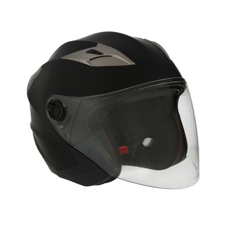 The helmet open with two visors, size L (59-60), model-BLD-708E, black matte-2