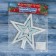 Top "Star" snowfall, 15x14.5 cm, silver