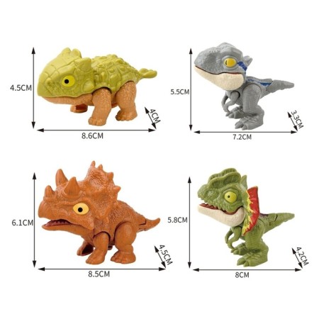 Game set "Dino tootics", 4 figures-5