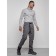 Pants insulated sports male winter, size 52, color gray color