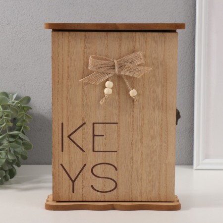 Keywood tree "Keys with a heart and bow" 3x19x25.6 cm