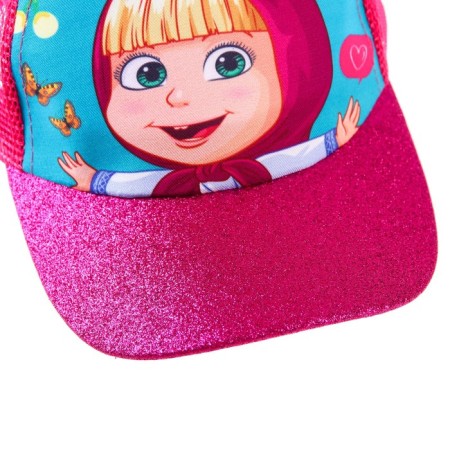 Children's cap, size 52-56, Masha and the bear-5