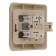 SE switch SE "Etude", 10 A, 1 key, IP20, hidden, cream, BC10-001k