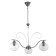 Harmy chandelier 3khe27 40W silver 58x58x41 cm Bayerlux
