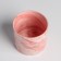 Kashpo ceramic with embossing, a pot of "heart", 8 x 7.5 cm