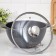 Kazan "Granite Star", 4 l, glass cover, cast handles, anti -stick coating, black color