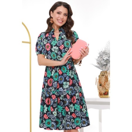 Women's dress "Flower perfume", size 52