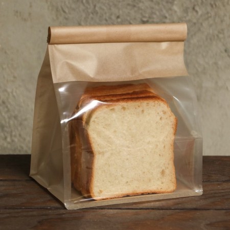 Paper Craft package, with a window, a rectangular bottom, 16 x 13 x 26 cm-2